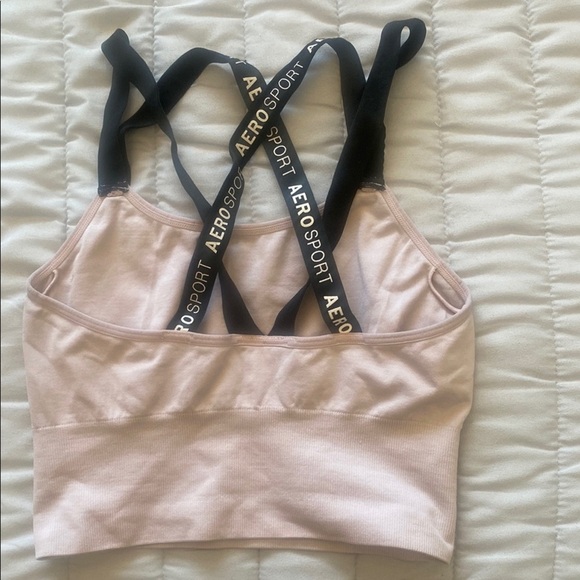 Aeropostale Blush Pink /Light Purple Sports Bra M - Picture 2 of 6